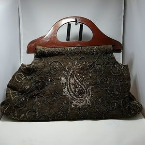 Vintage Spiegel beaded handbag.